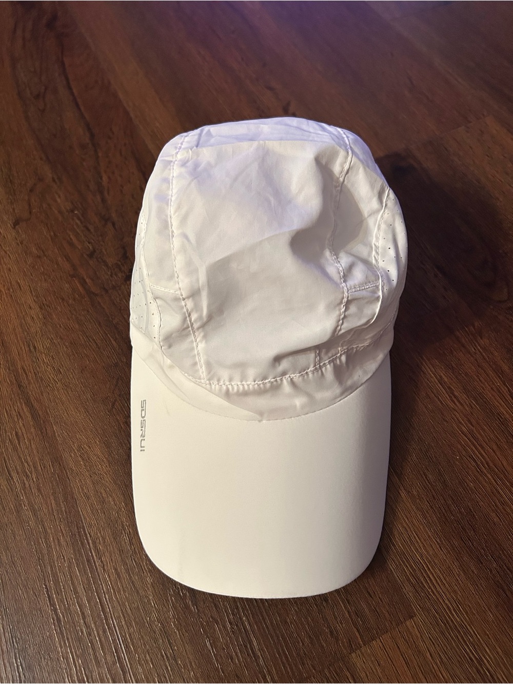 SDSRUI White Performance Running Cap